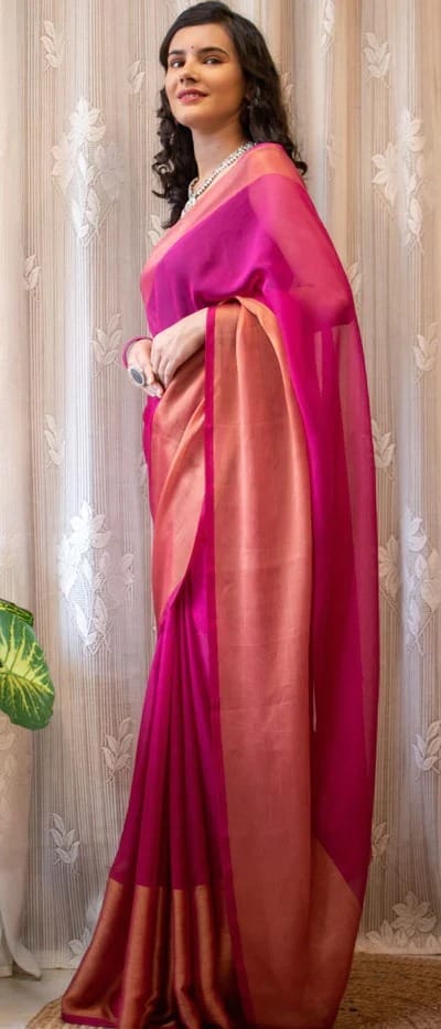 Pastel finish Ready-to-Wear Saree 207