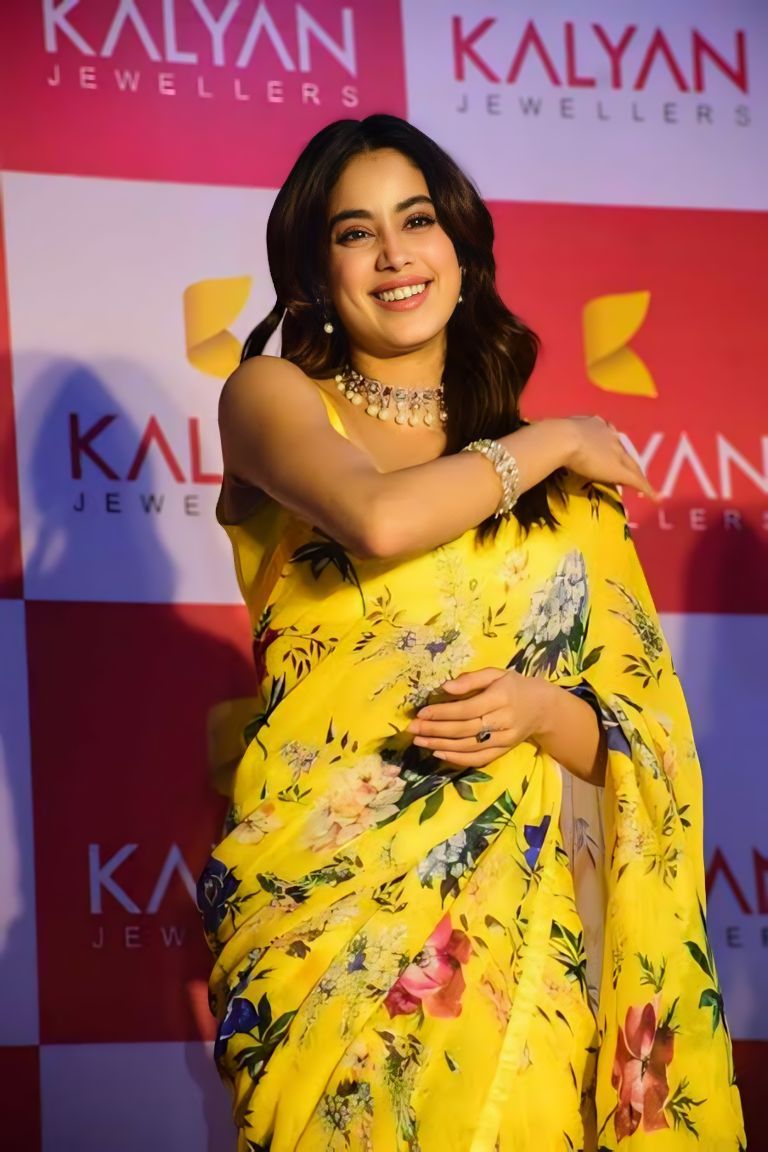 YellowFloral Printed Ready-to-Wear Saree 338-1