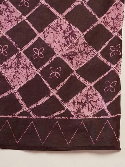 Maroon Cotton Ready-to-Wear Saree 469